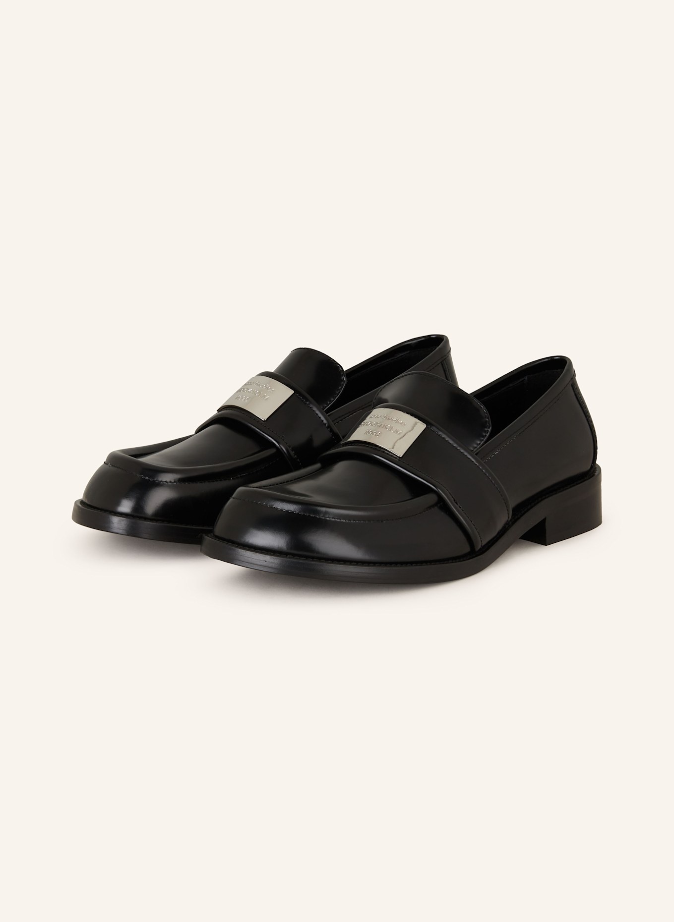 Acne Studios Loafersy: CZARNY