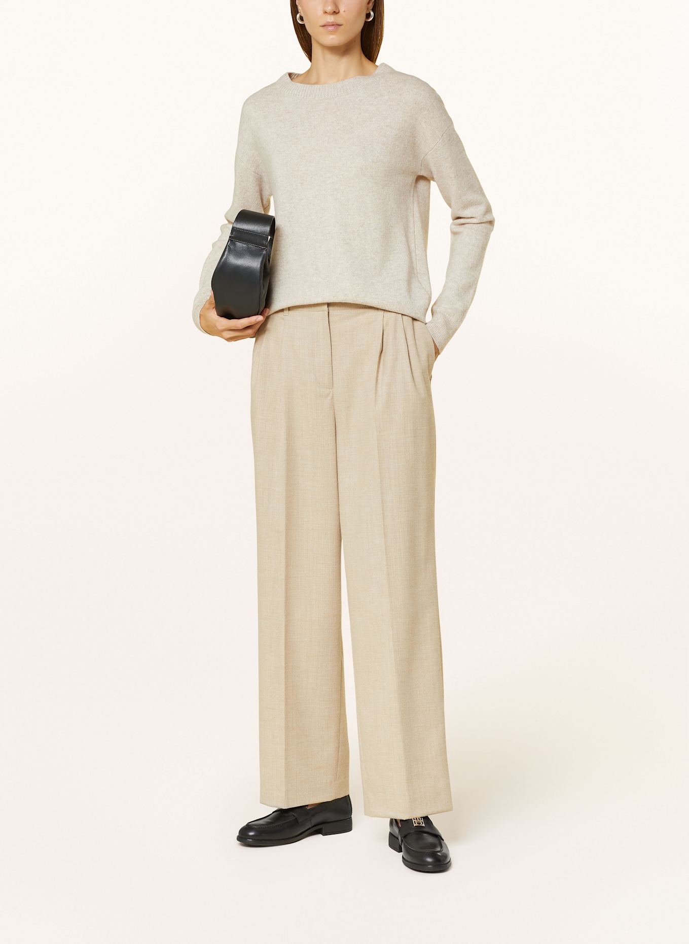 TOMMY HILFIGER Trousers: BEIGE