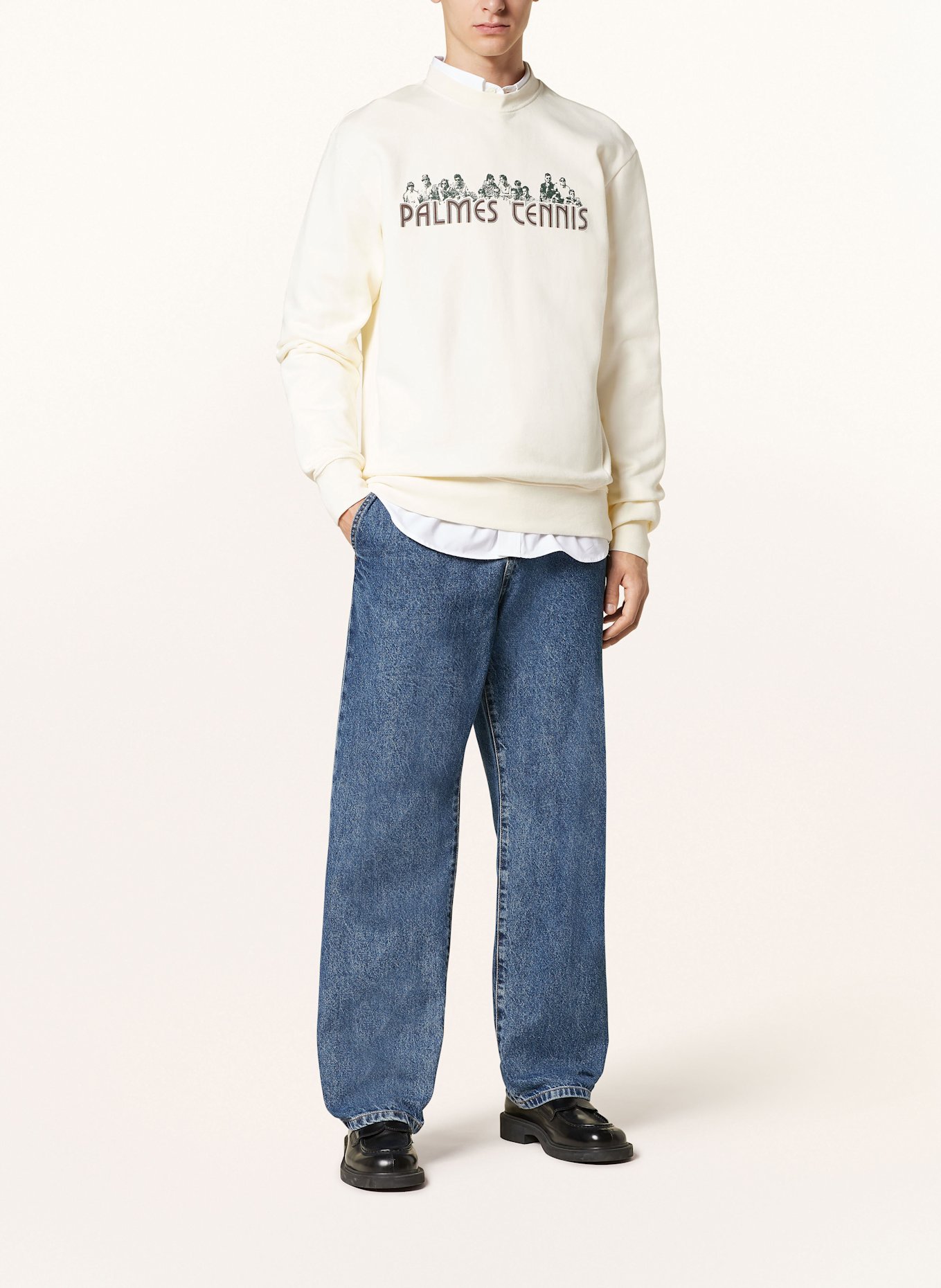 Palmes Sweatshirt: CREME