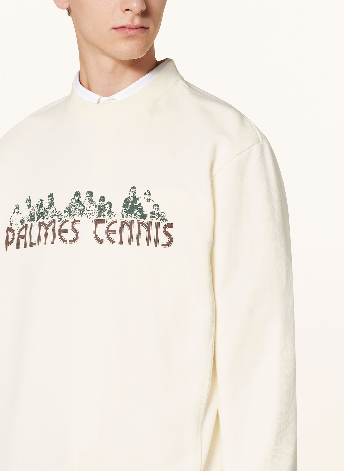 Palmes Sweatshirt: CREME