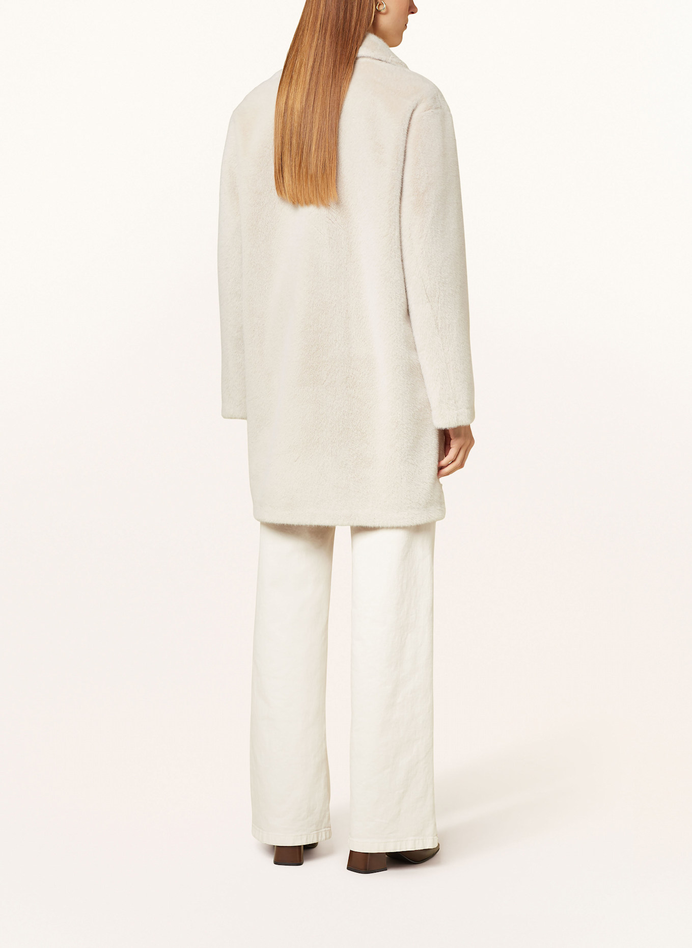 lilienfels Kunstfell-Mantel: CREME