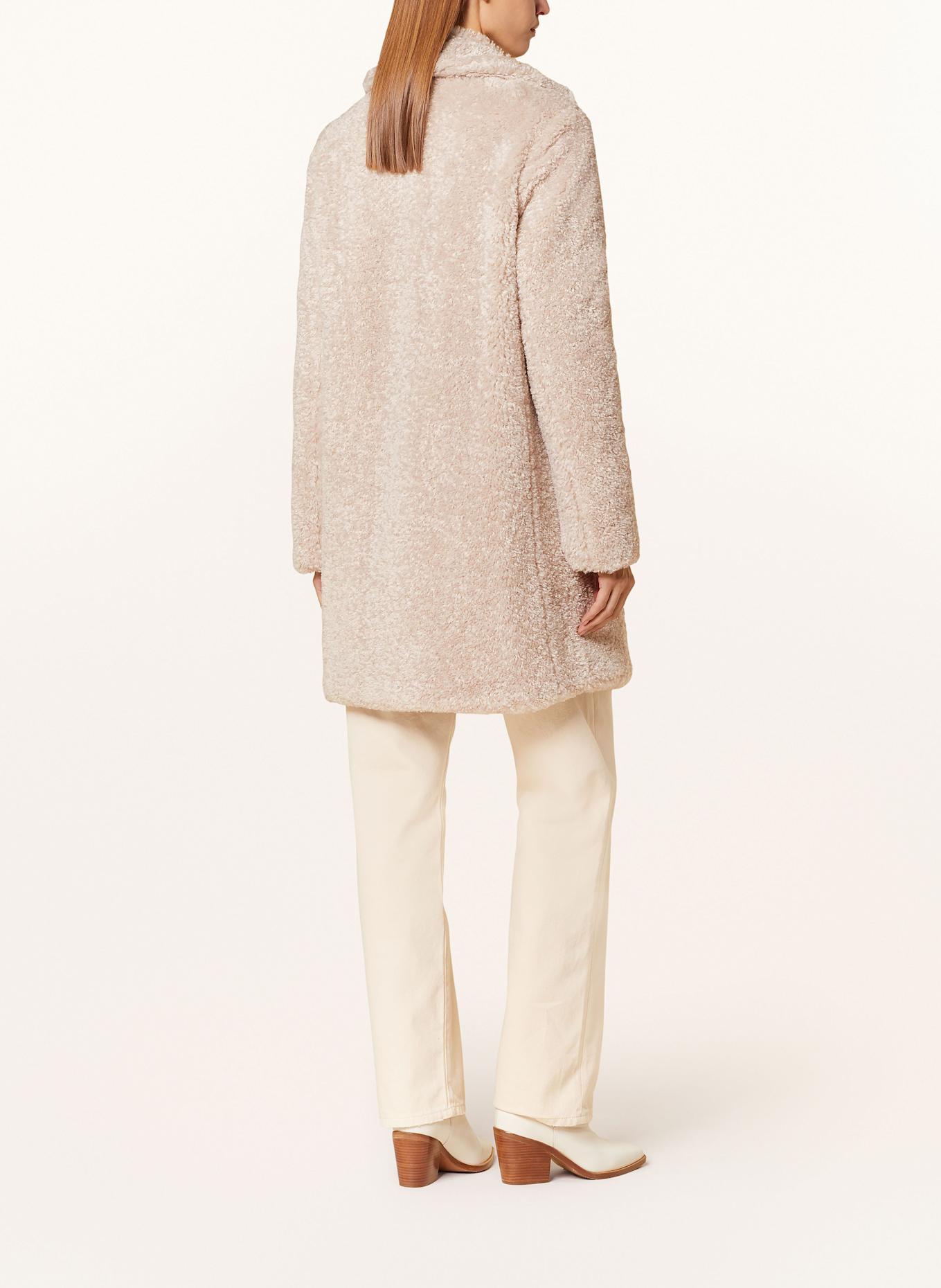lilienfels Teddyfell-Mantel: BEIGE