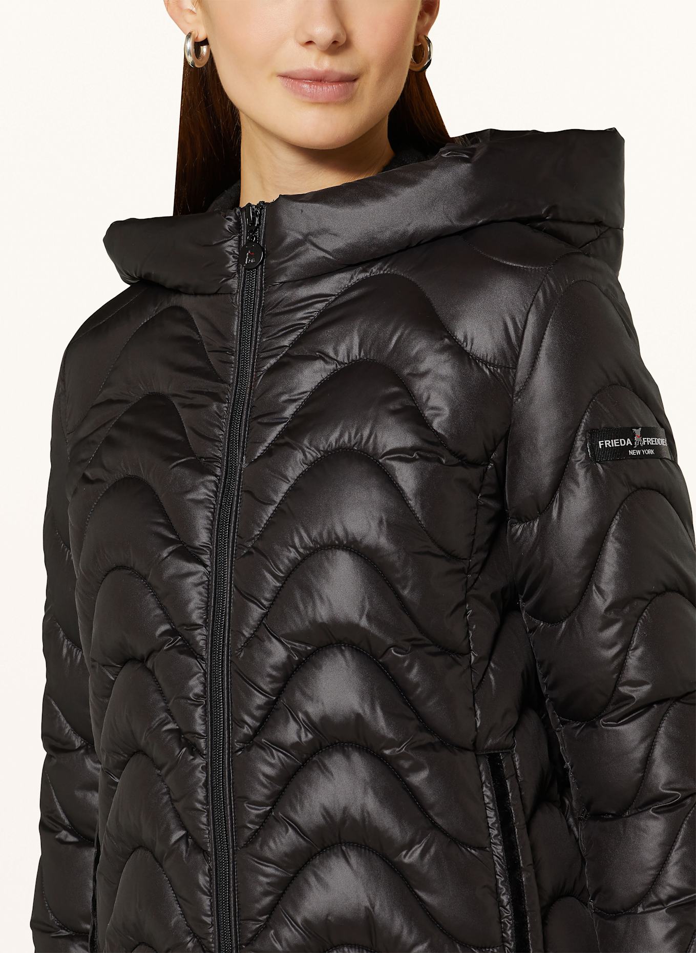 FRIEDA & FREDDIES Steppmantel ADDISON: SCHWARZ