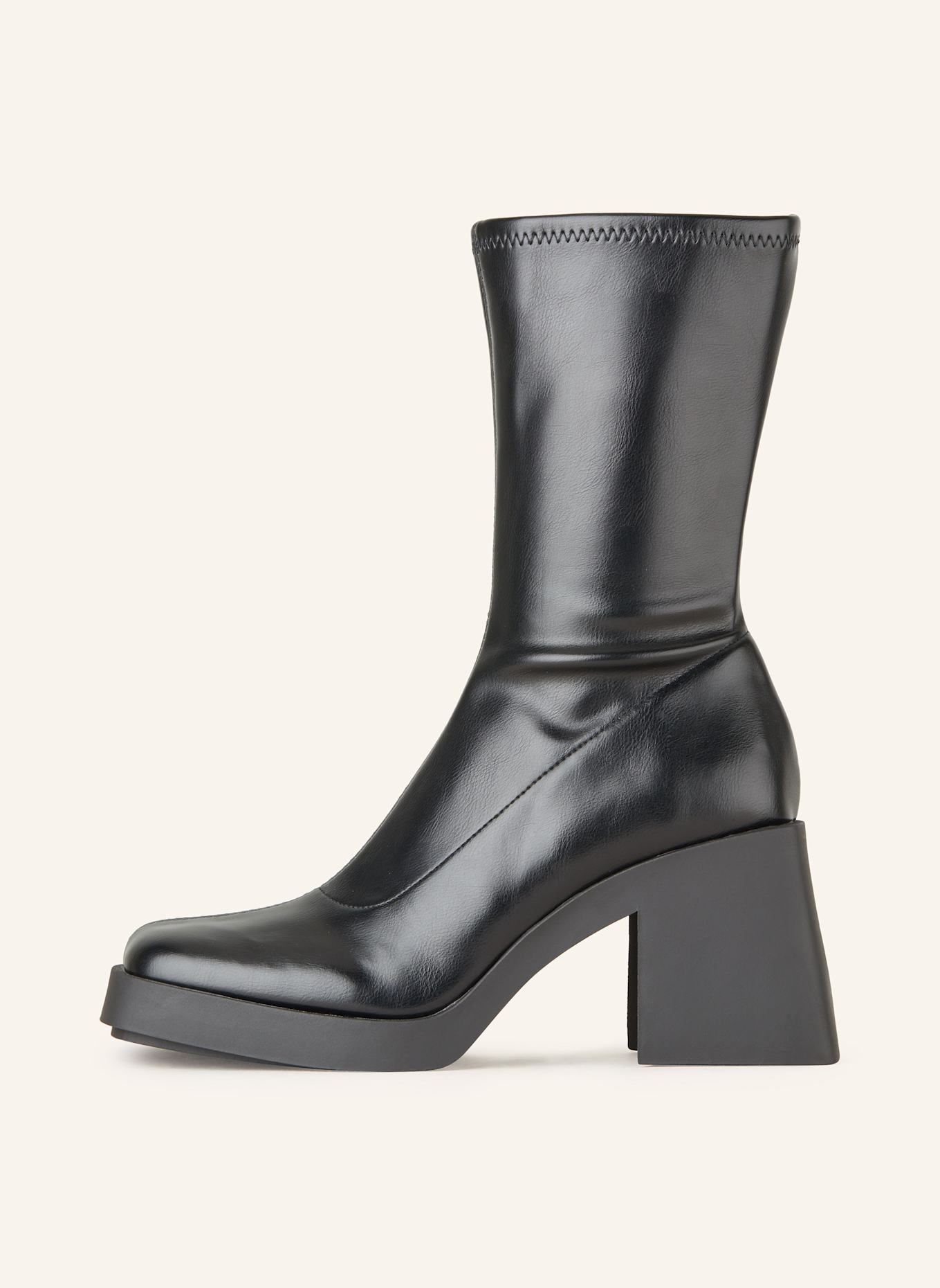 STEVE MADDEN Platform ankle boots KLOE: BLACK