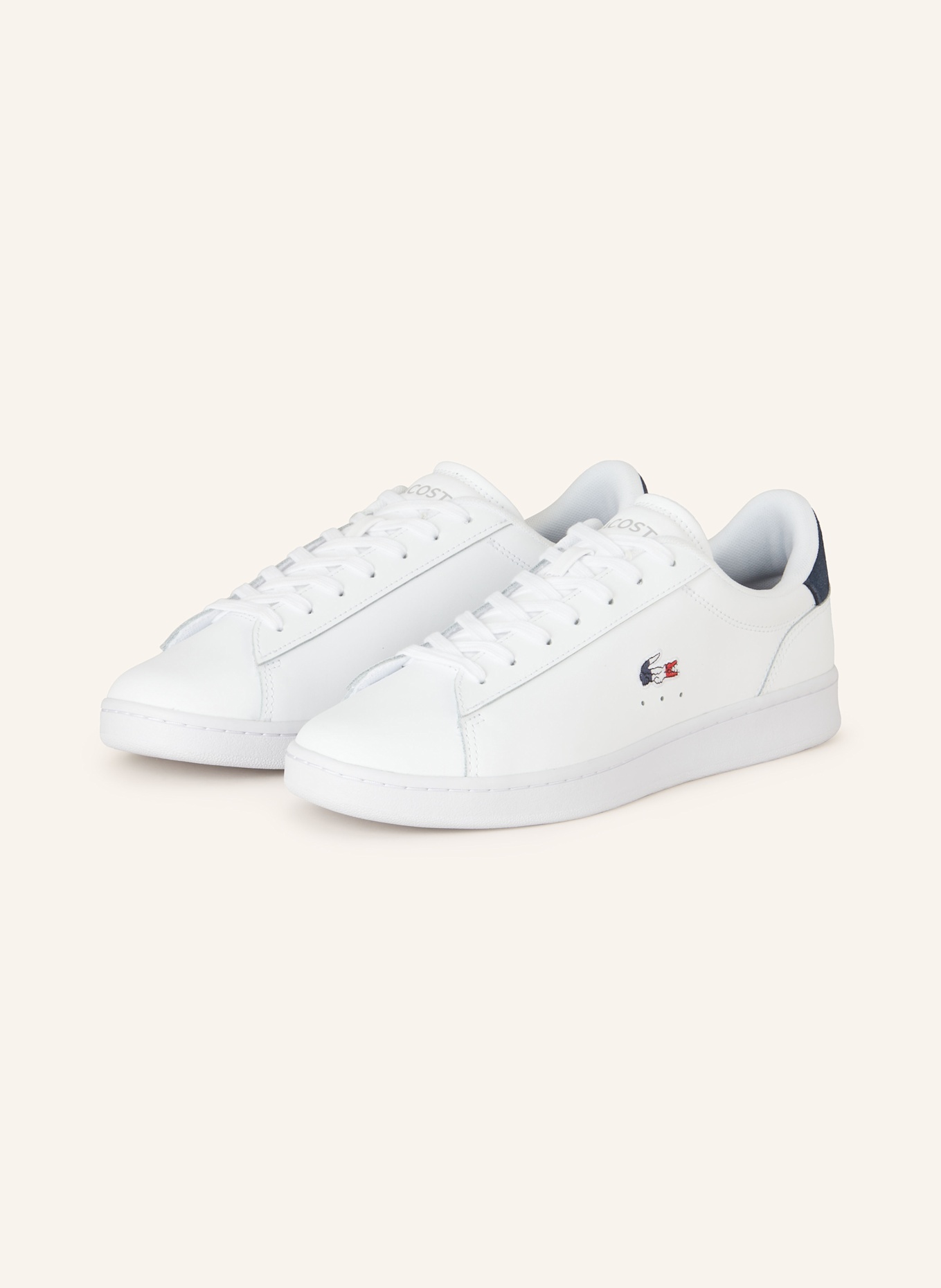 LACOSTE Sneaker CARNABY SET, Farbe: WEISS/ DUNKELBLAU (Bild 1)