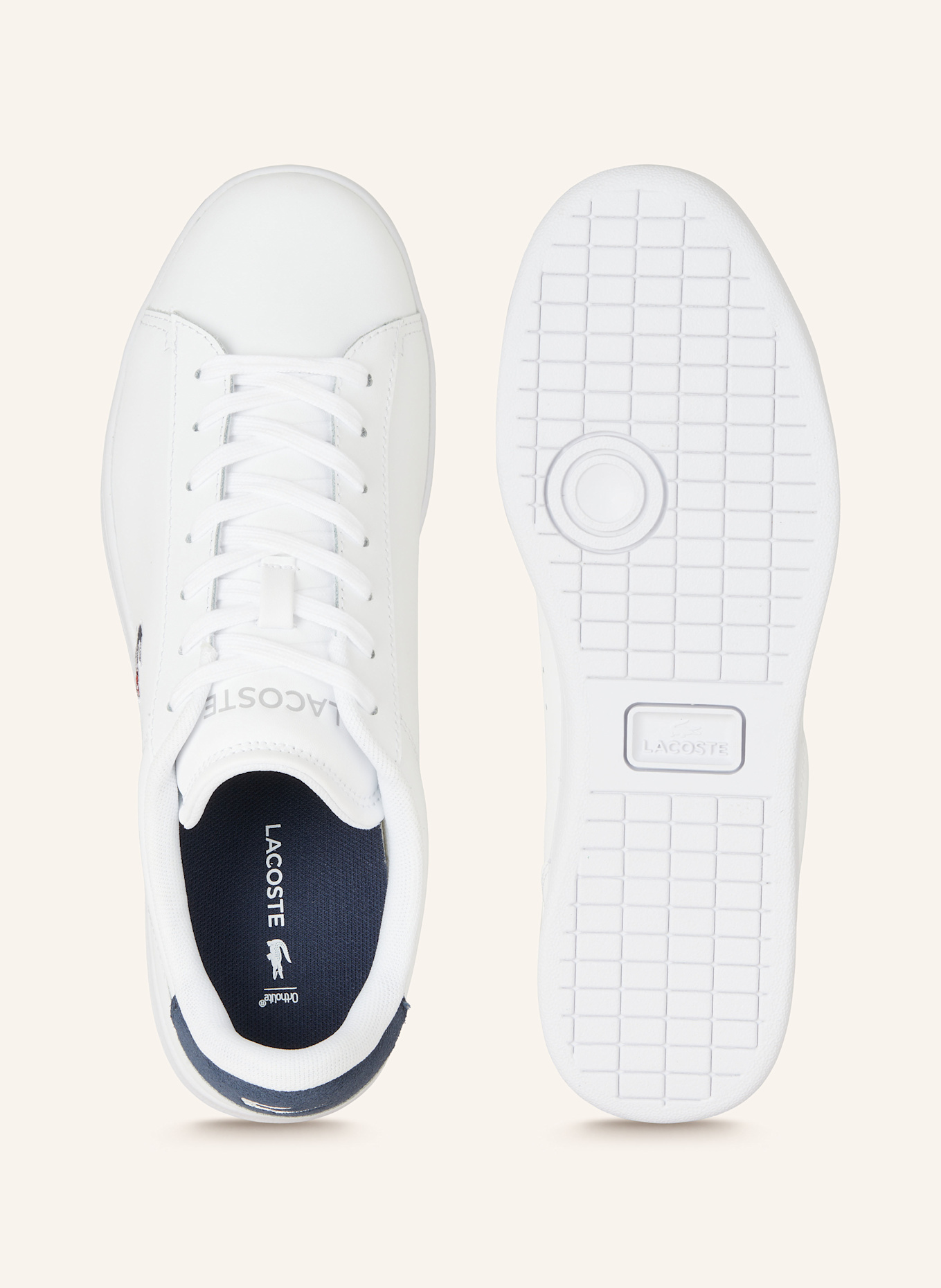 LACOSTE Sneaker CARNABY SET, Farbe: WEISS/ DUNKELBLAU (Bild 5)