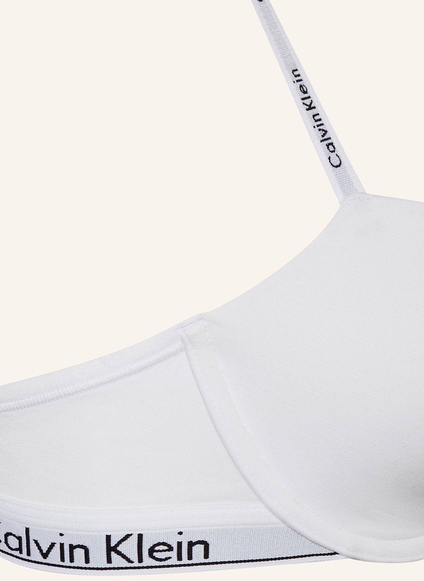 Calvin Klein Schalen-BH MODERN COTTON, Farbe: WEISS (Bild 3)