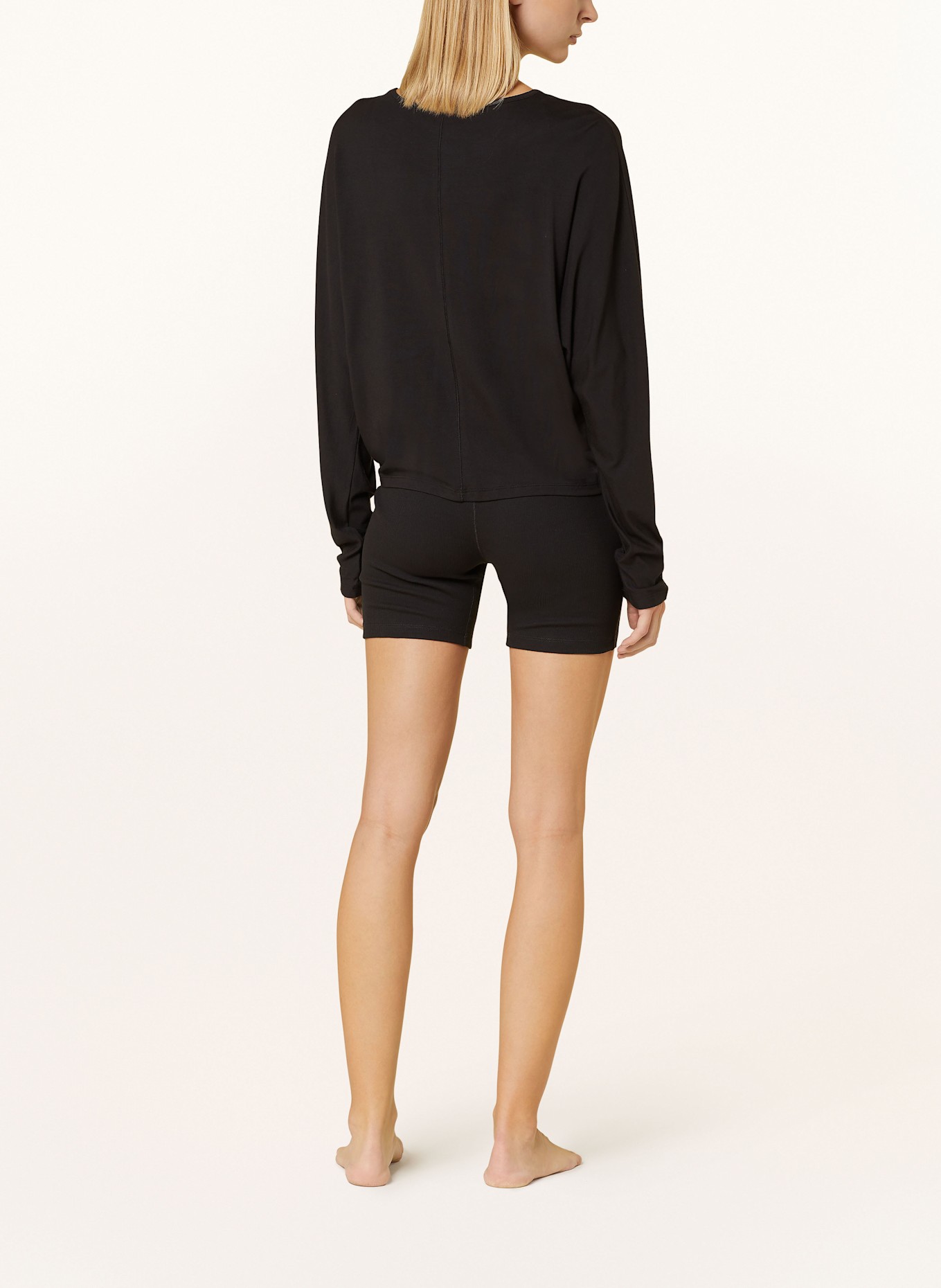 Calvin Klein MODERN RIB lounge shorts: BLACK