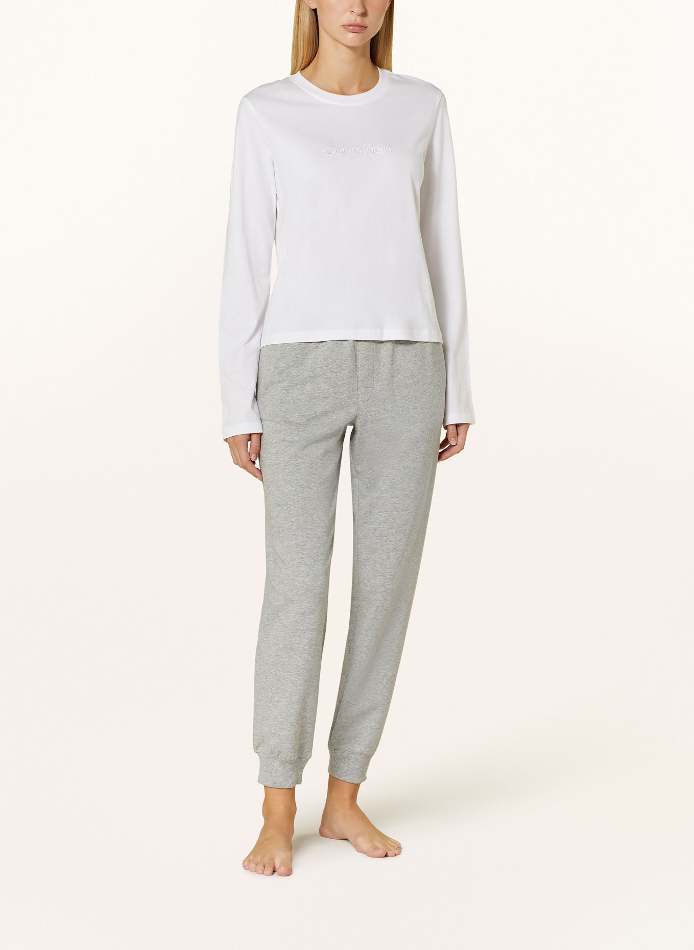 Calvin Klein Pyžamové tričko PURE COTTON, Barva: BÍLÁ (Obrázek 2)