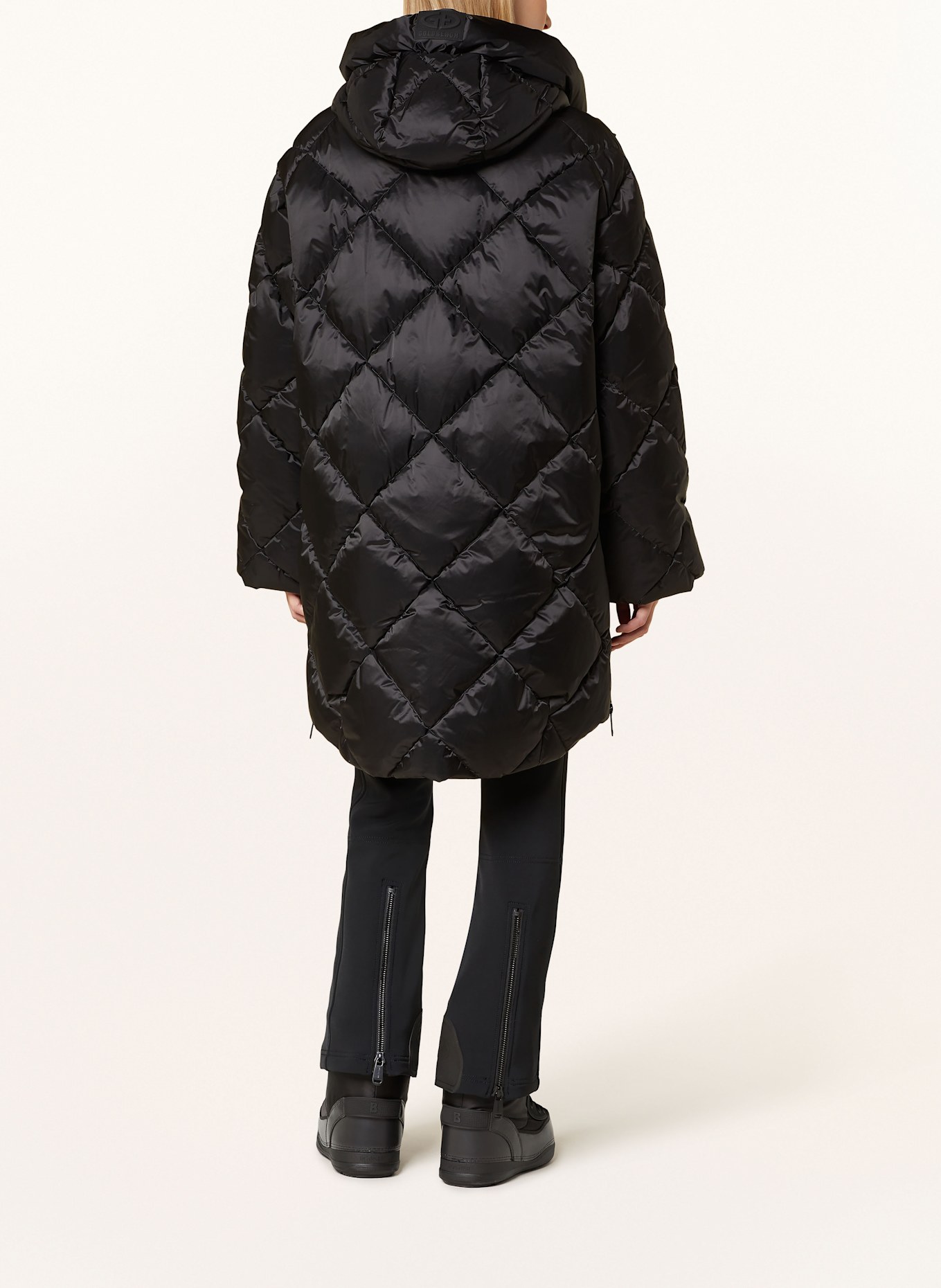 GOLDBERGH CHOU quilted coat in mixed materials