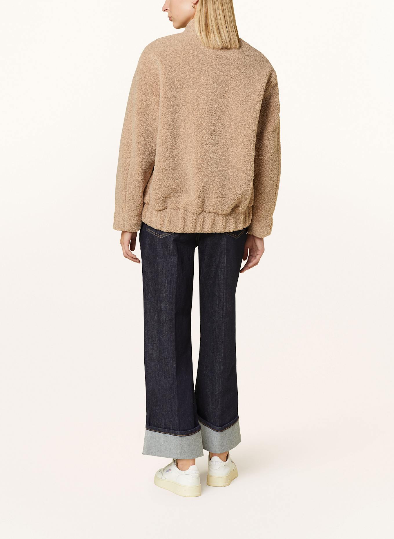 comma casual identity Teddyfell-Blouson, Farbe: BEIGE (Bild 3)