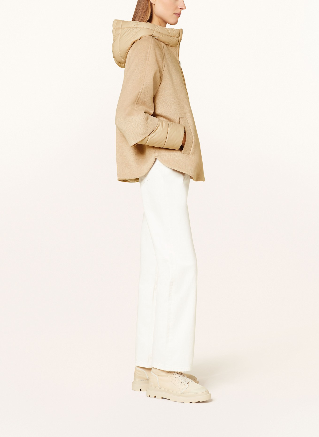 comma casual identity Jacket in a mix of materials