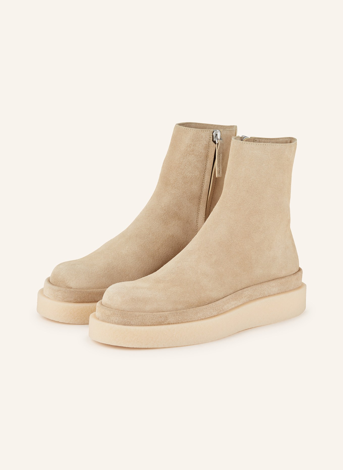 JIL SANDER Boots: HELLBRAUN