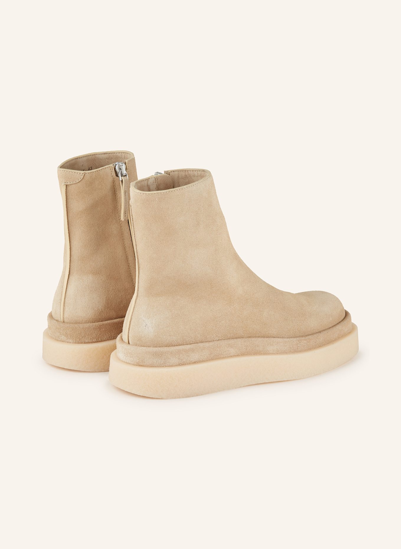 JIL SANDER Boots: HELLBRAUN