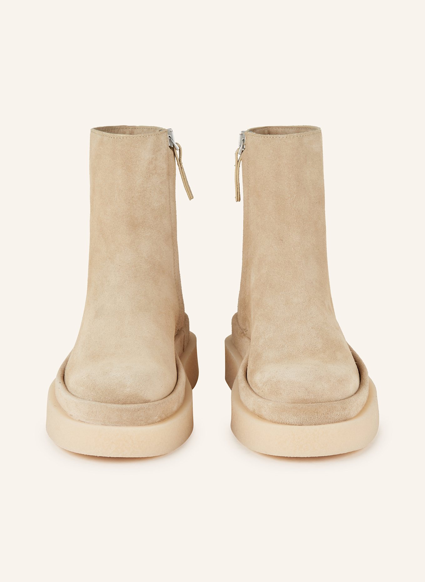 JIL SANDER Boots: HELLBRAUN