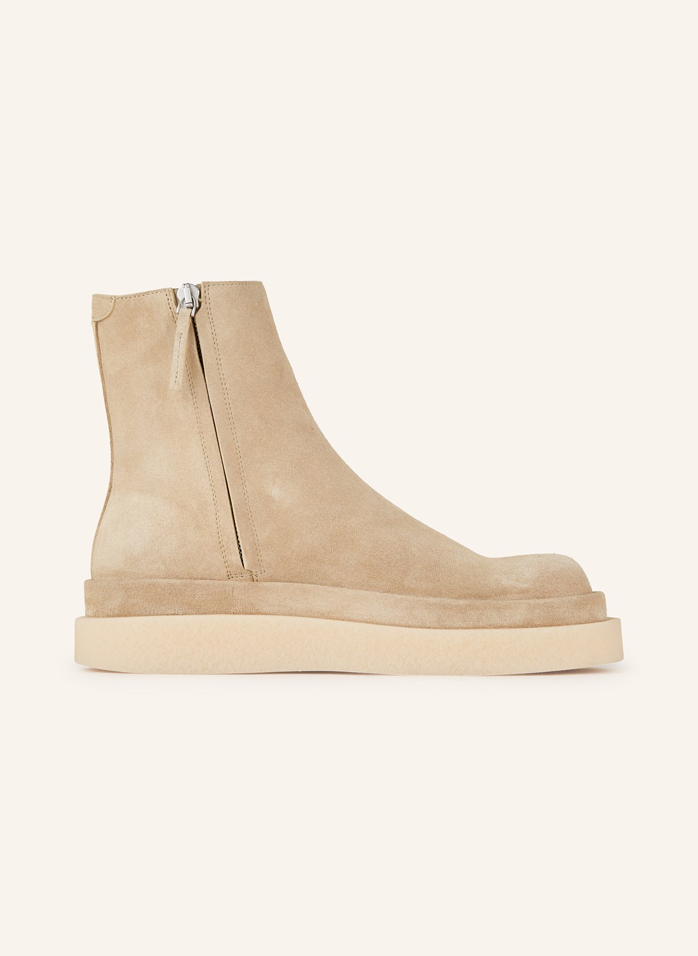 JIL SANDER Boots: HELLBRAUN
