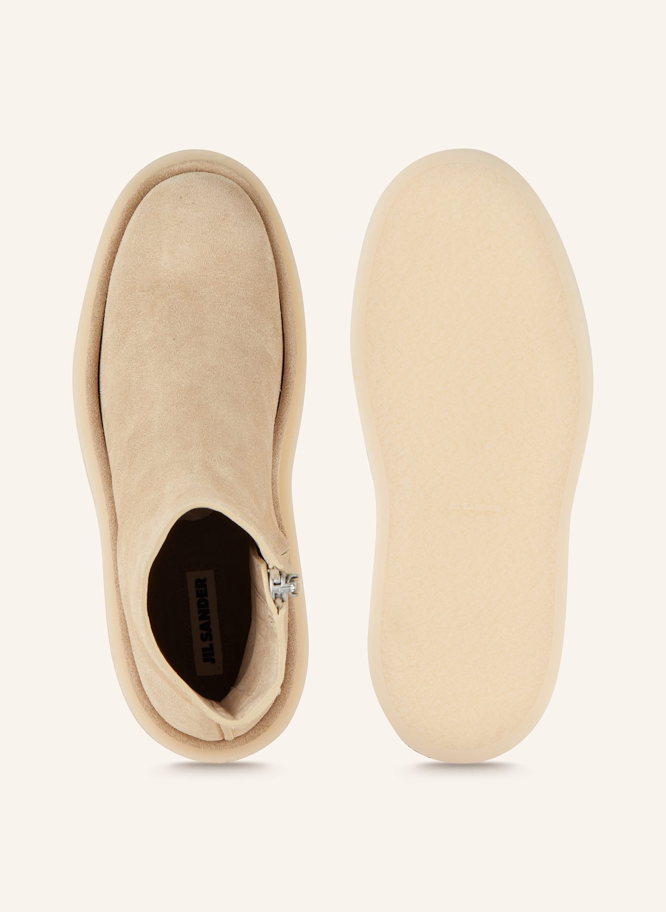 JIL SANDER Boots: HELLBRAUN