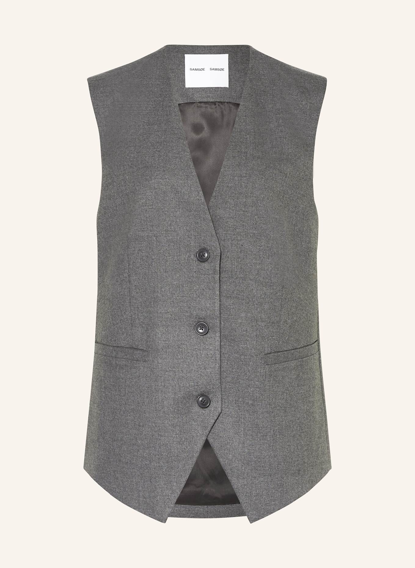 SAMSØE  SAMSØE Blazer vest SALENI, Color: GRAY (Image 1)