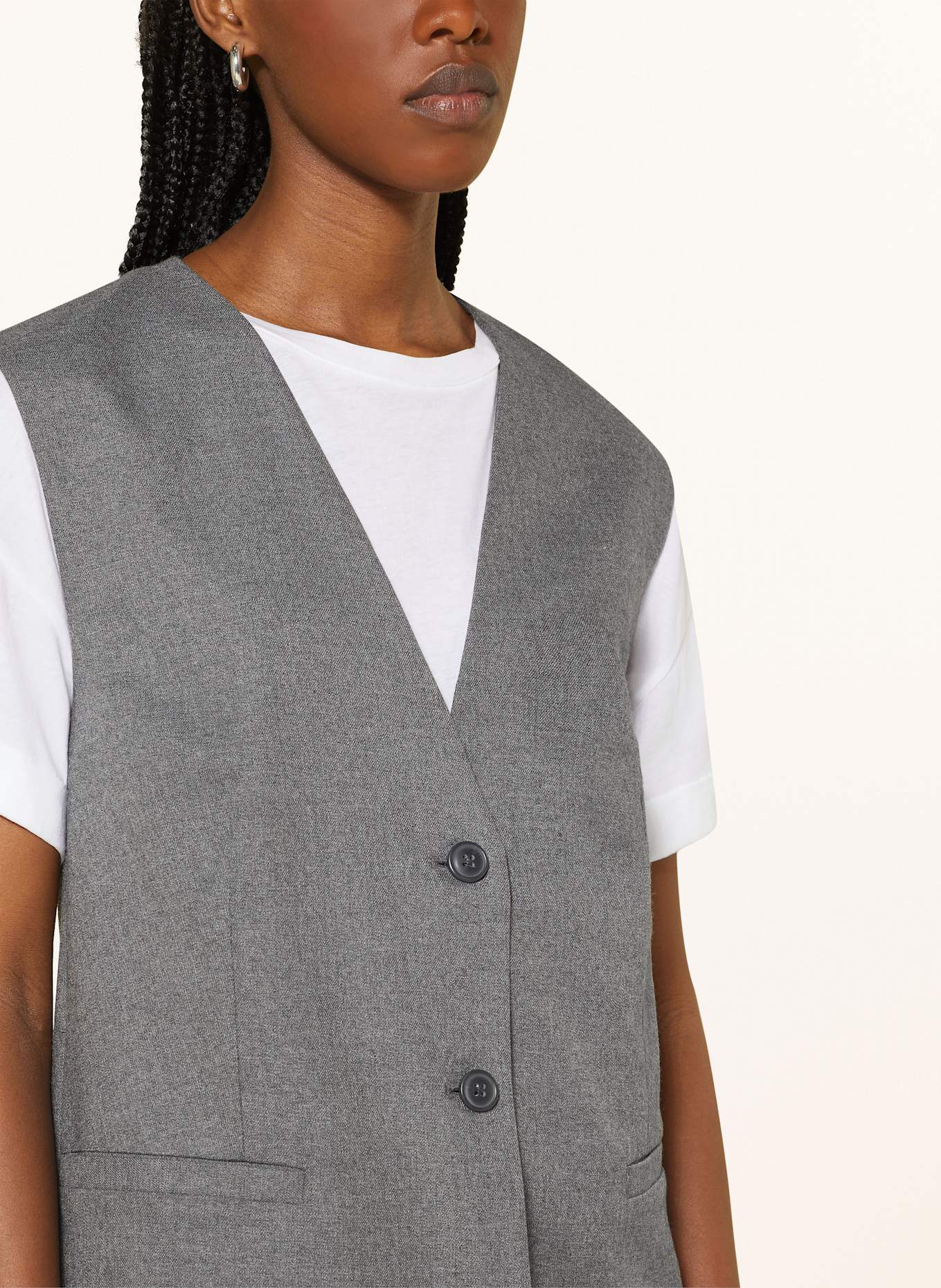 SAMSØE  SAMSØE Blazer vest SALENI, Color: GRAY (Image 4)