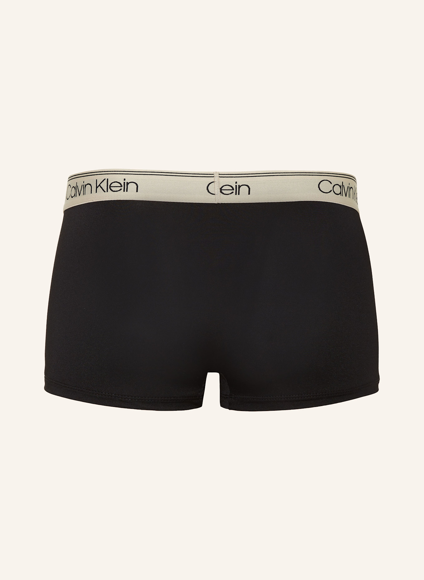 Calvin Klein Boxerky MICRO STRETCH Low Rise, 3 kusy v balení: ČERNÁ / TMAVĚ ČERVENÁ / KRÉMOVÁ