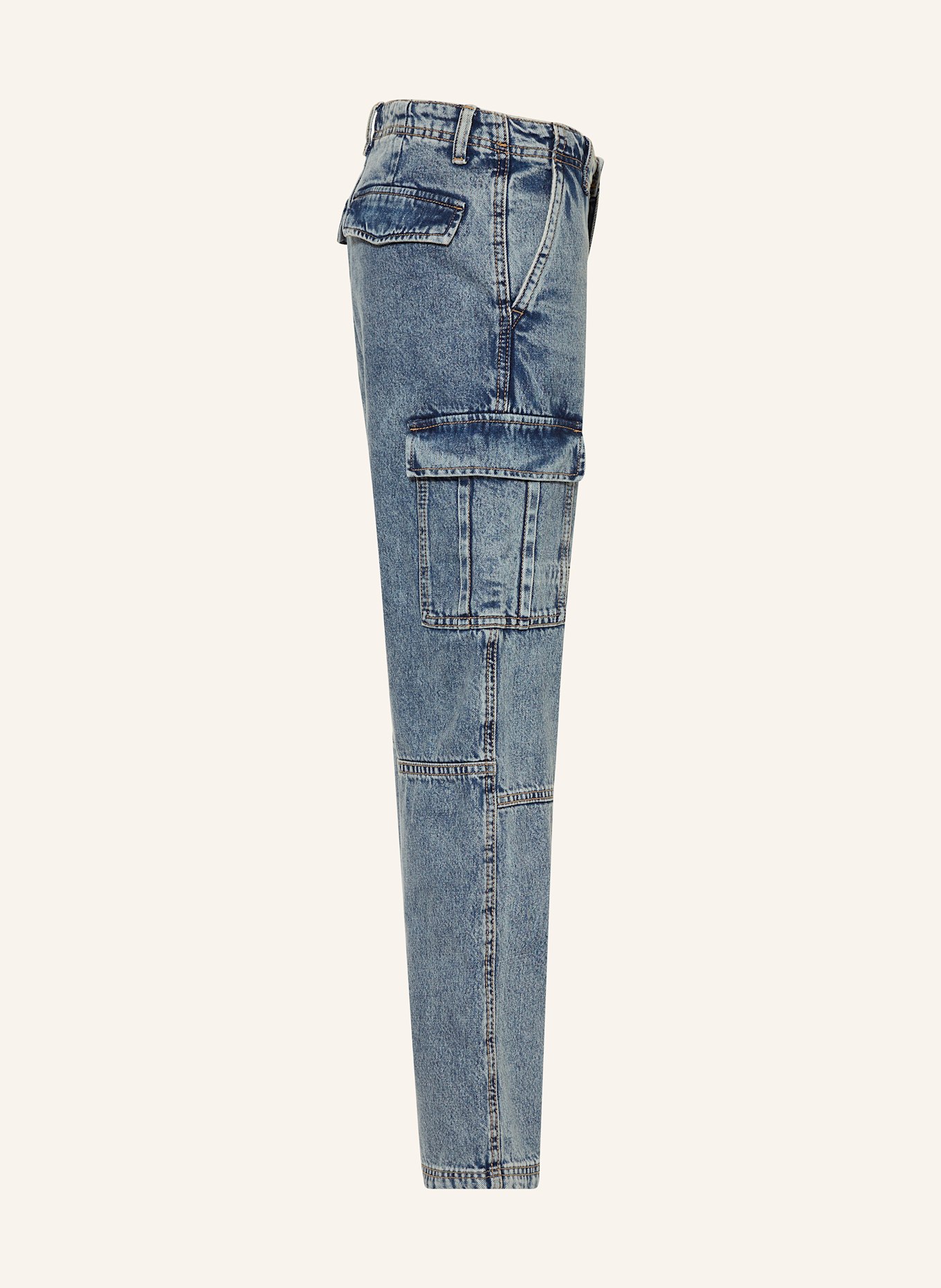 JACK&JONES Cargojeans Relaxed Fit: BLUE DENIM