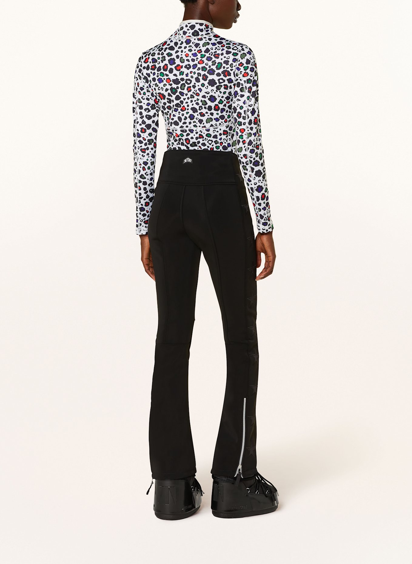 JET SET Midlayer GINGER: SCHWARZ/ WEISS/ DUNKELGRÜN