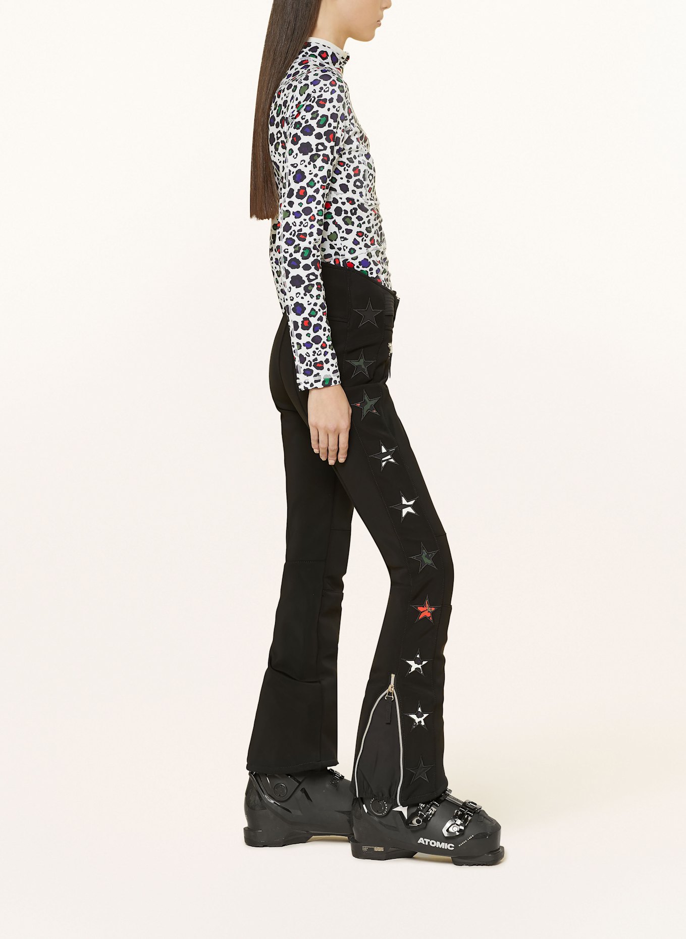 JET SET Softshell-Skihose TIBY FUN, Farbe: SCHWARZ (Bild 4)