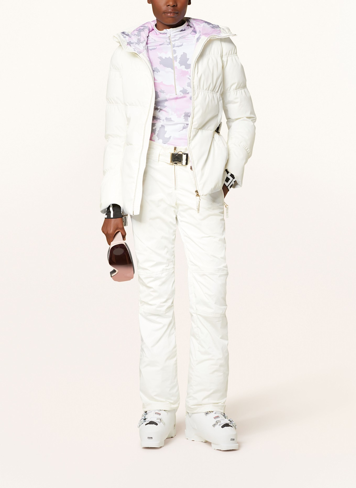JET SET Skihose: WEISS