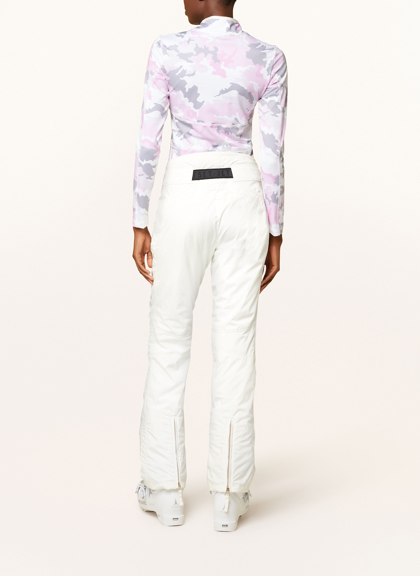 JET SET Skihose: WEISS