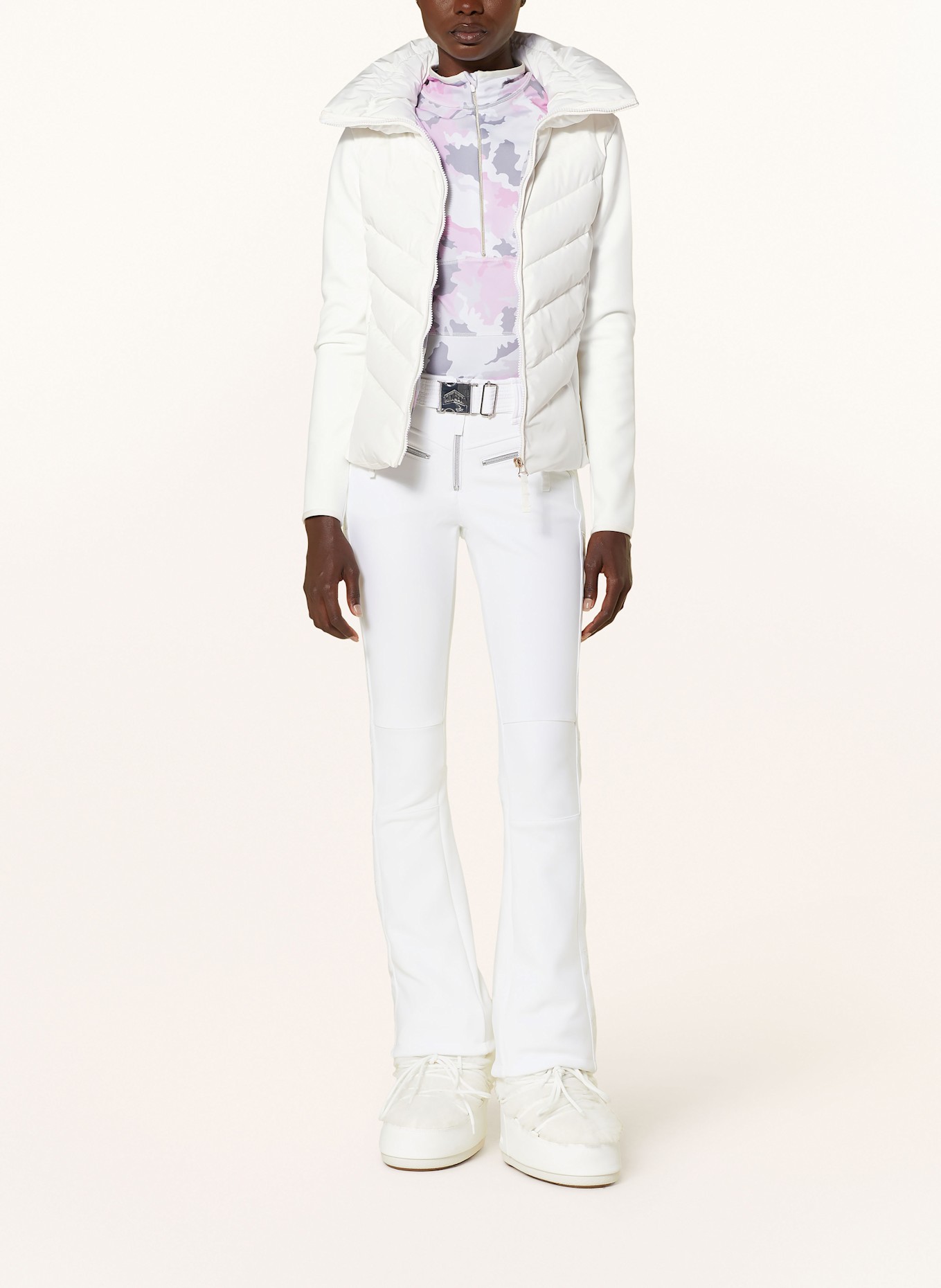JET SET Hybrid-Skijacke: WEISS