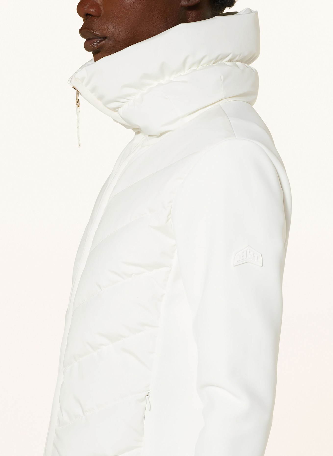 JET SET Hybrid-Skijacke: WEISS