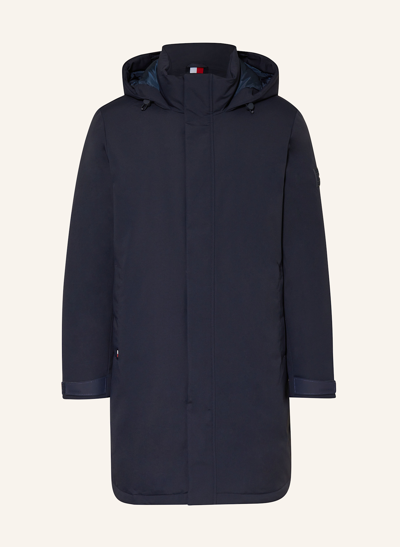 TOMMY HILFIGER parka: DONKERBLAUW