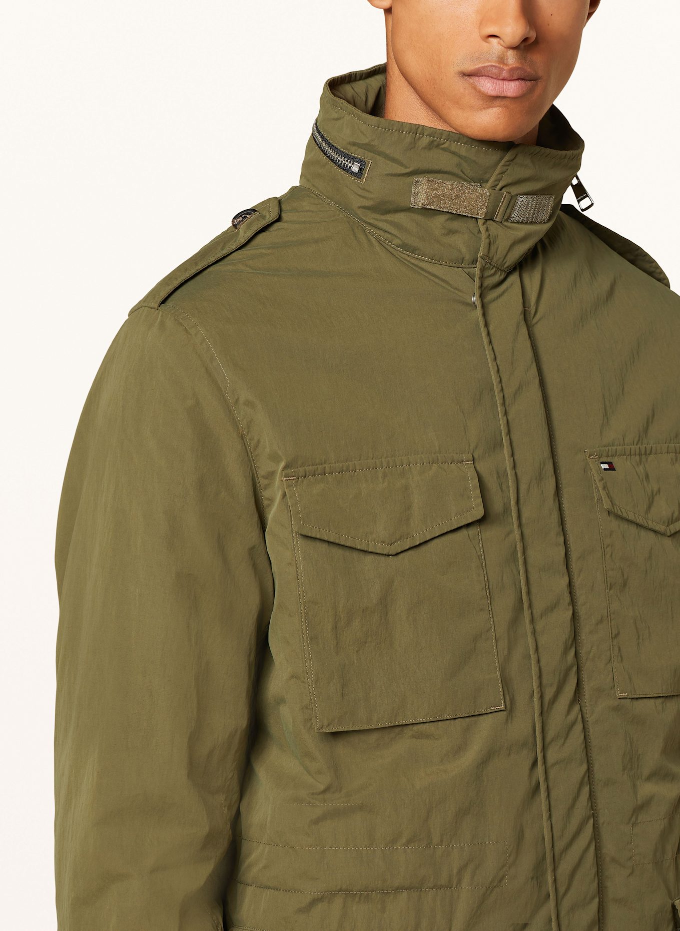 TOMMY HILFIGER Field jacket, Color: OLIVE (Image 4)