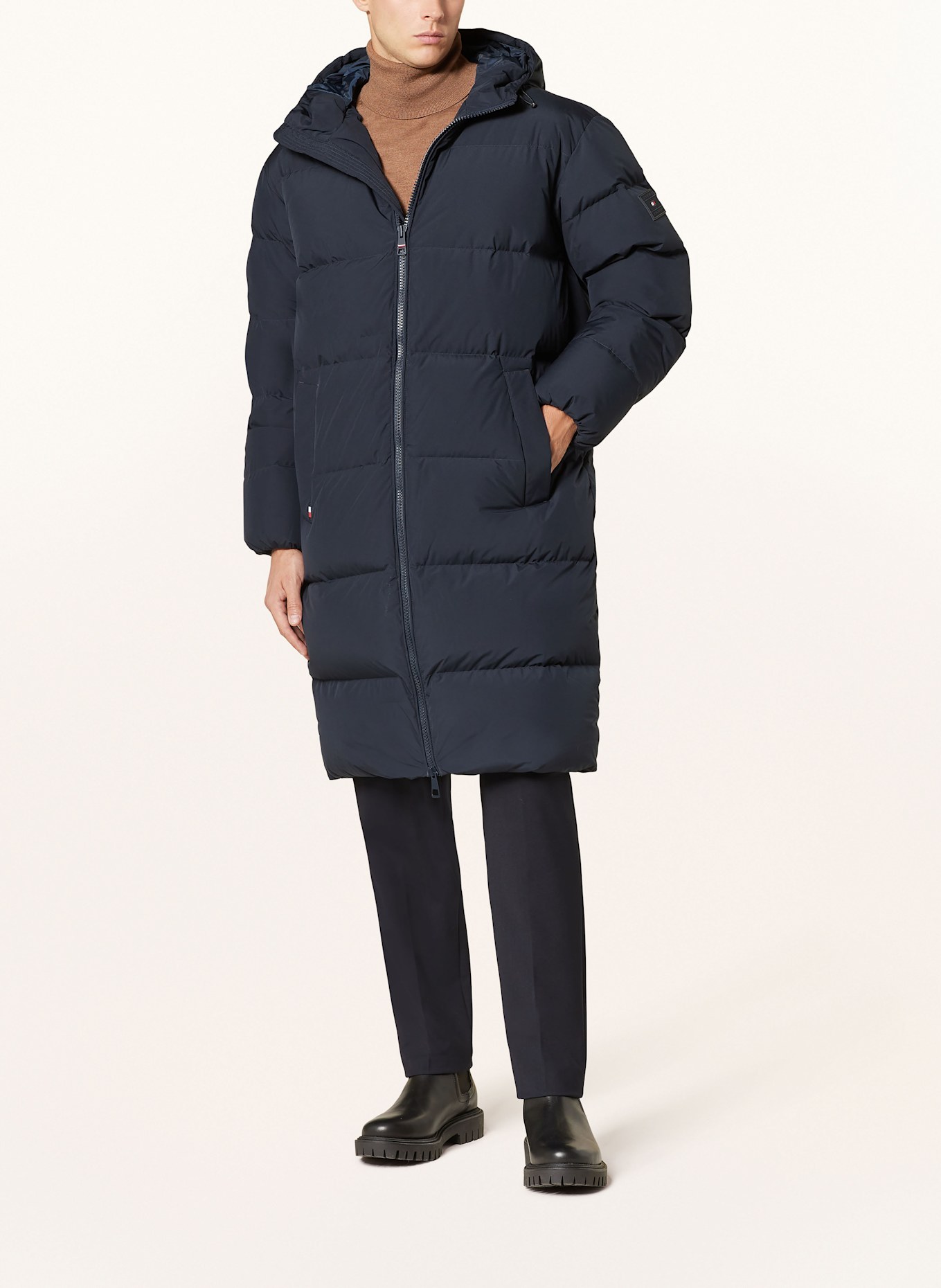 TOMMY HILFIGER Daunenmantel in dunkelblau