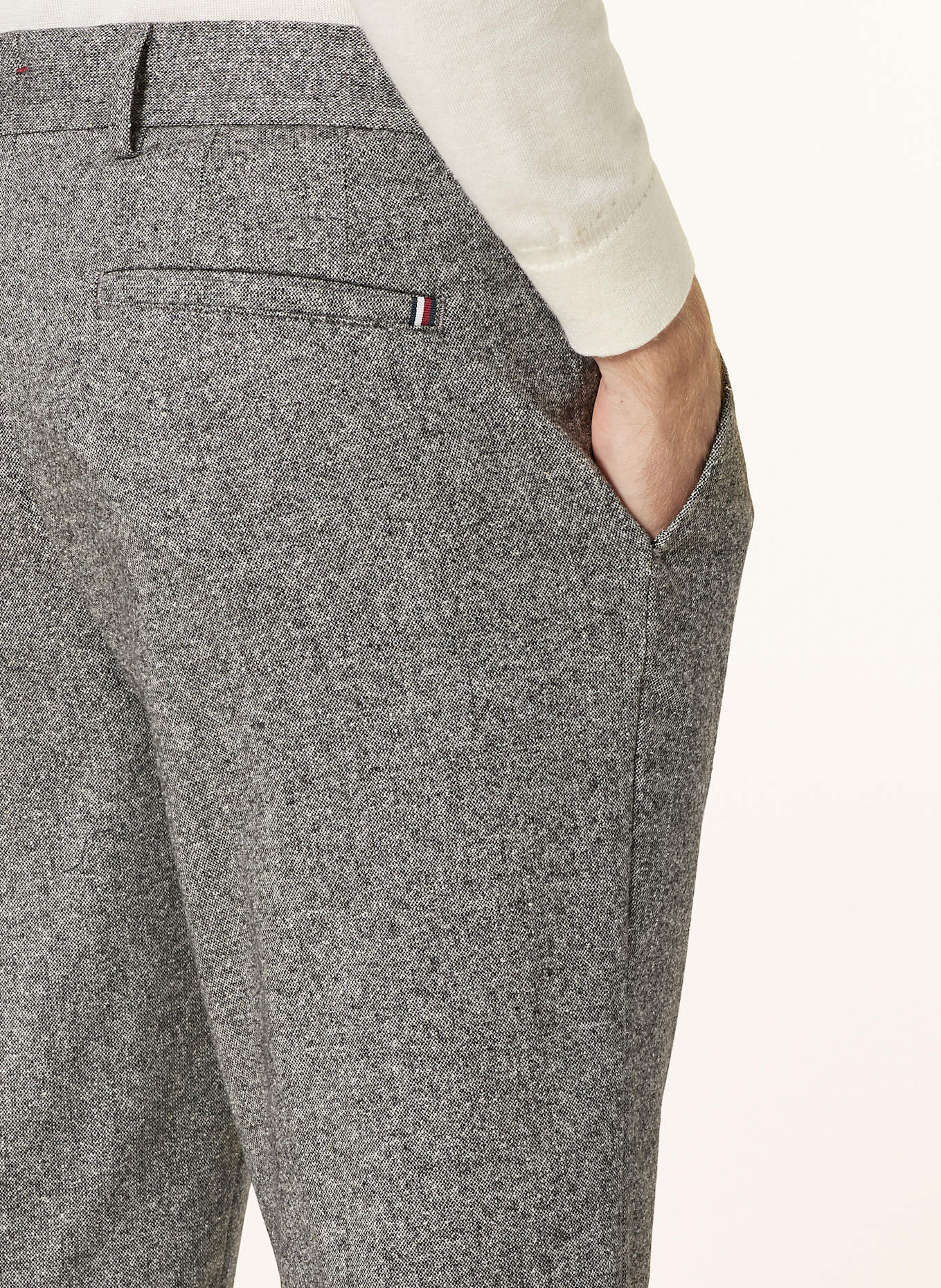 TOMMY HILFIGER Hose DENTON Straight Fit: GRAU