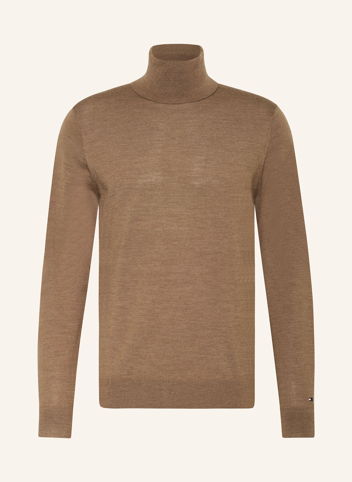 TOMMY HILFIGER Rollkragenpullover, Farbe: COGNAC (Bild 1)