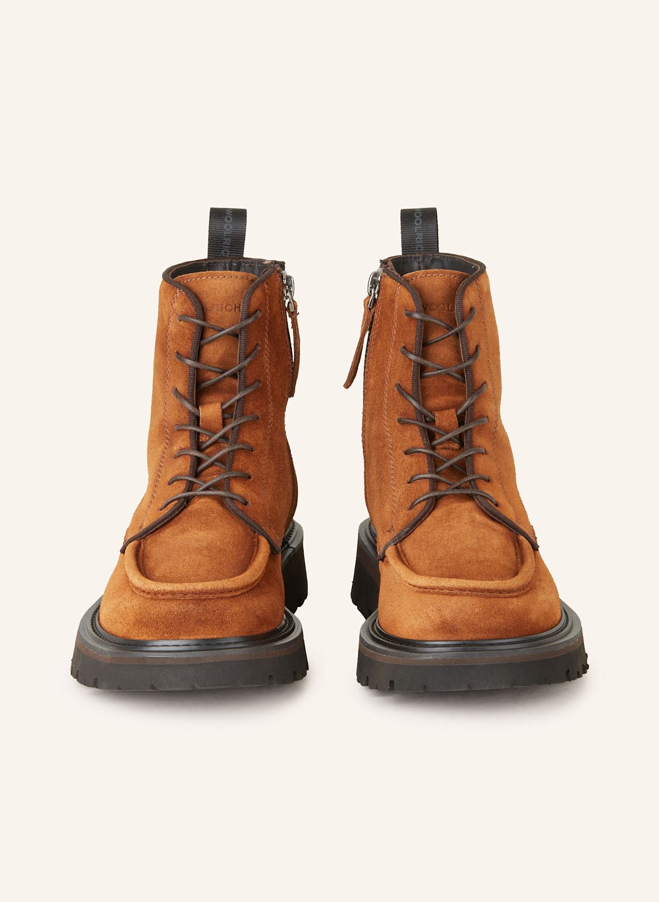 WOOLRICH Schnürboots: COGNAC