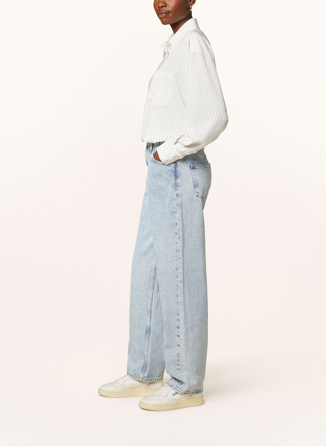 Favourites Rise calvin Klein Jeans Black Institutional Logo T-Shirt Inactive Straight jeans 90s: 1AA Denim Light