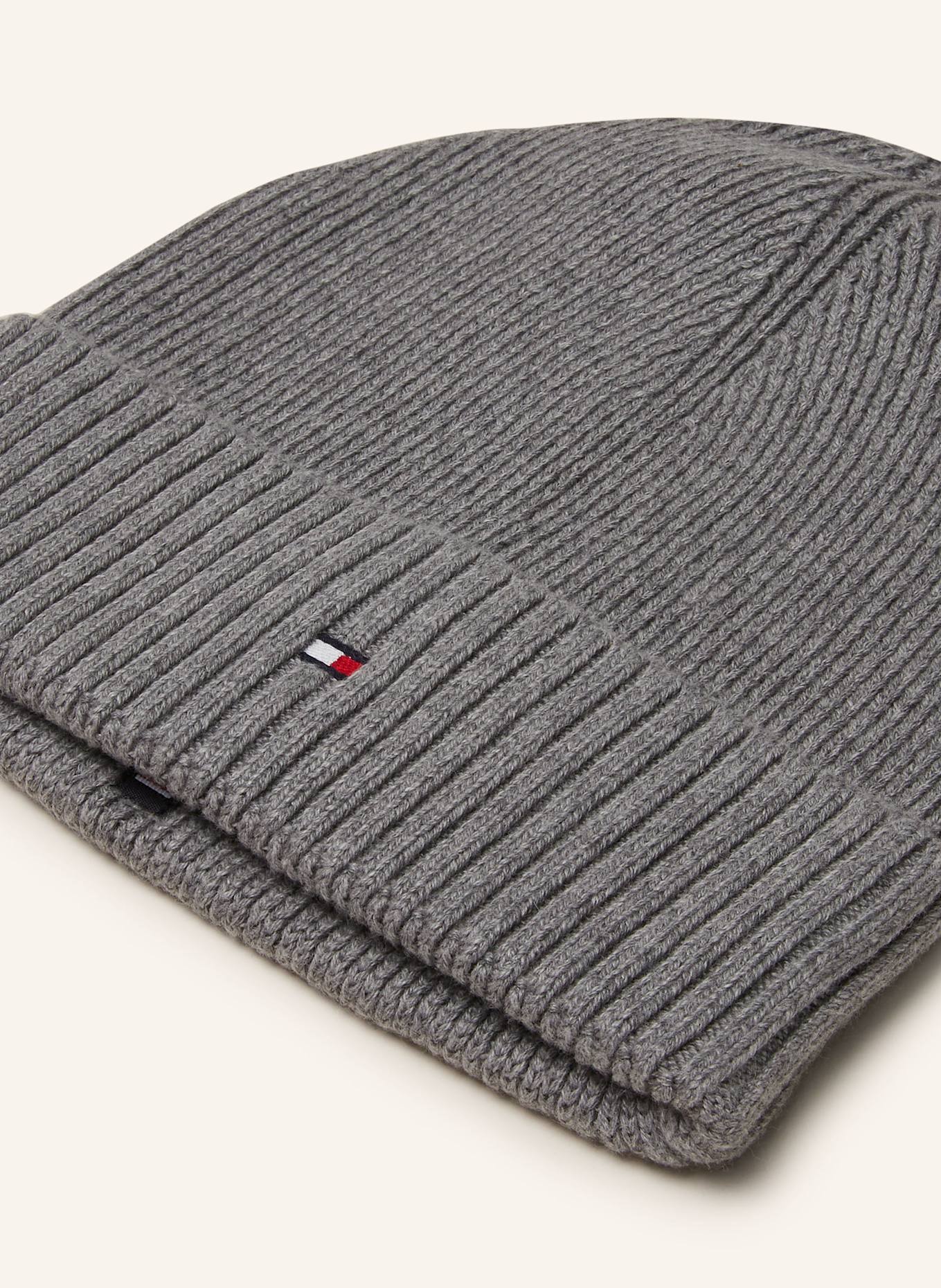 TOMMY HILFIGER Mütze: GRAU