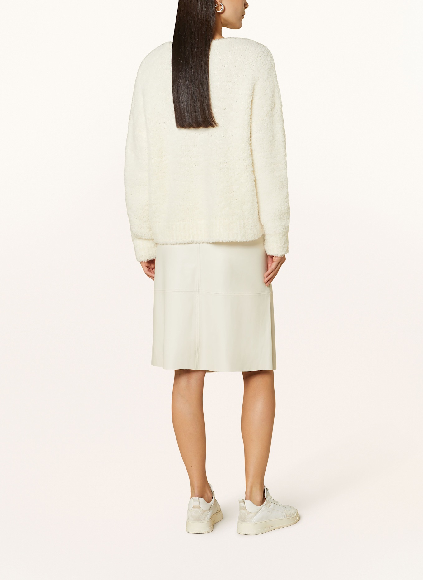 Juvia Rock HARRIET in Lederoptik: CREME