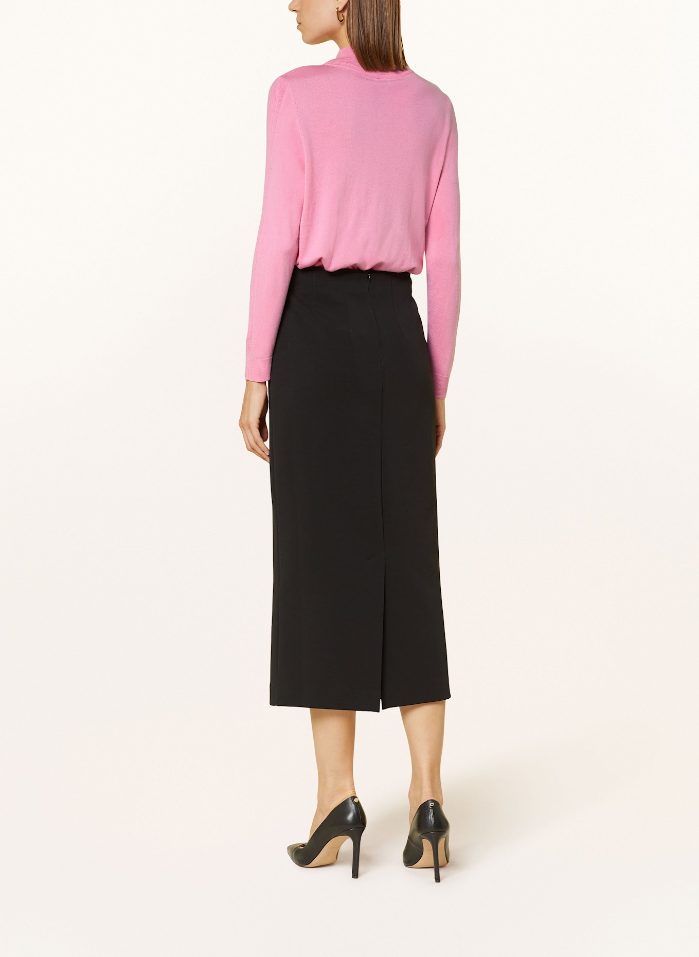 MARC CAIN Funnel pullover: 252 lip gloss