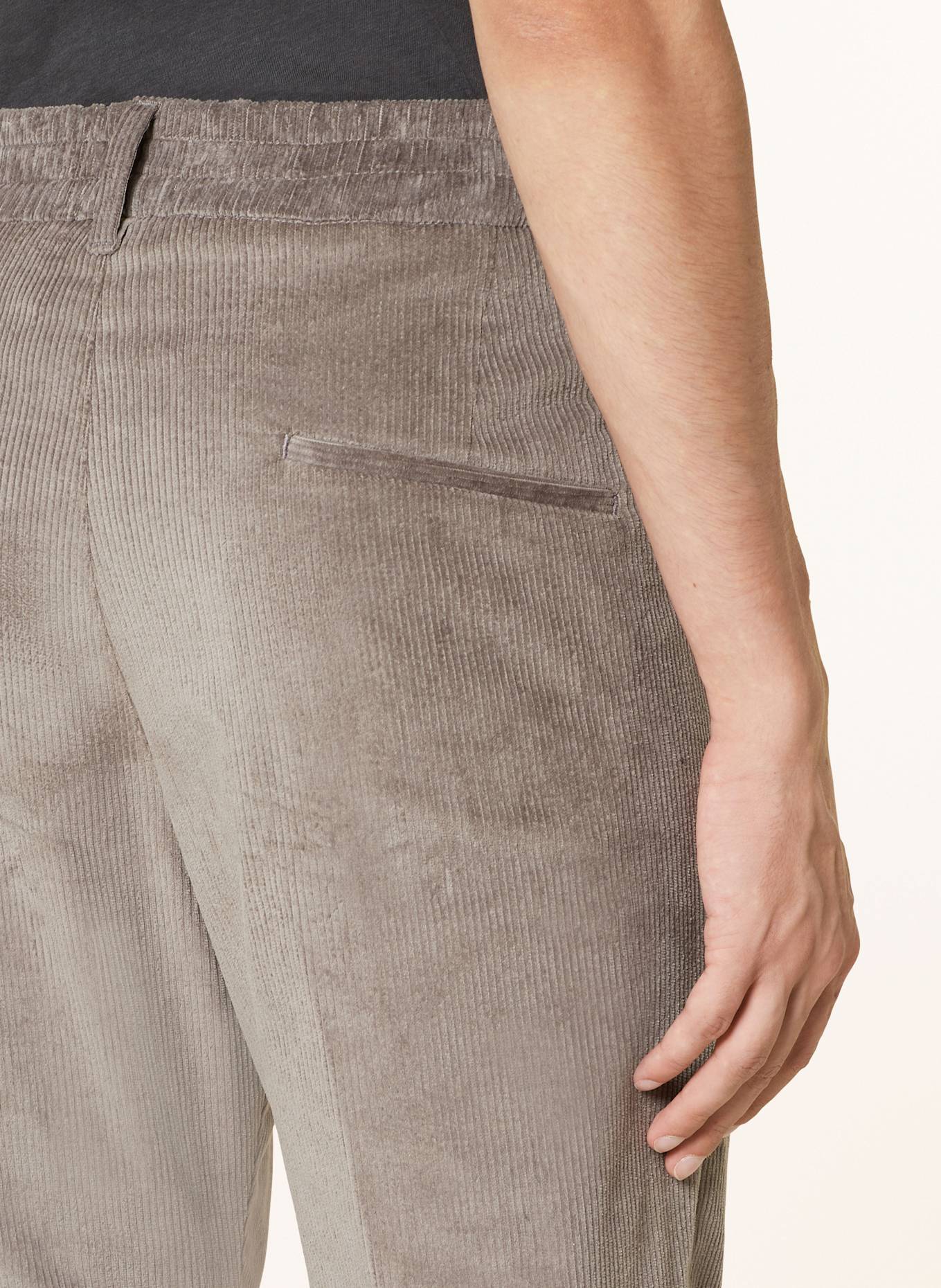 DRYKORN Anzughose CHASY aus Cord Extra Slim Fit: GRAU