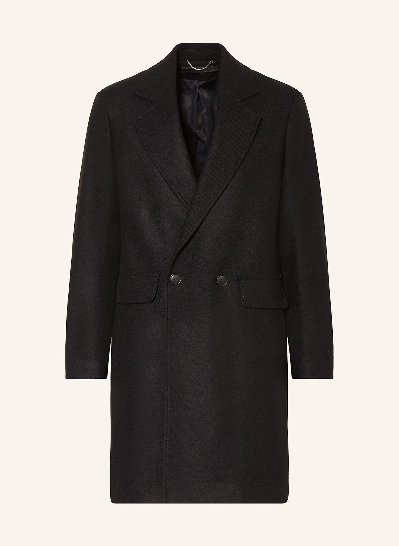 DRYKORN Wollmantel LUNO: SCHWARZ