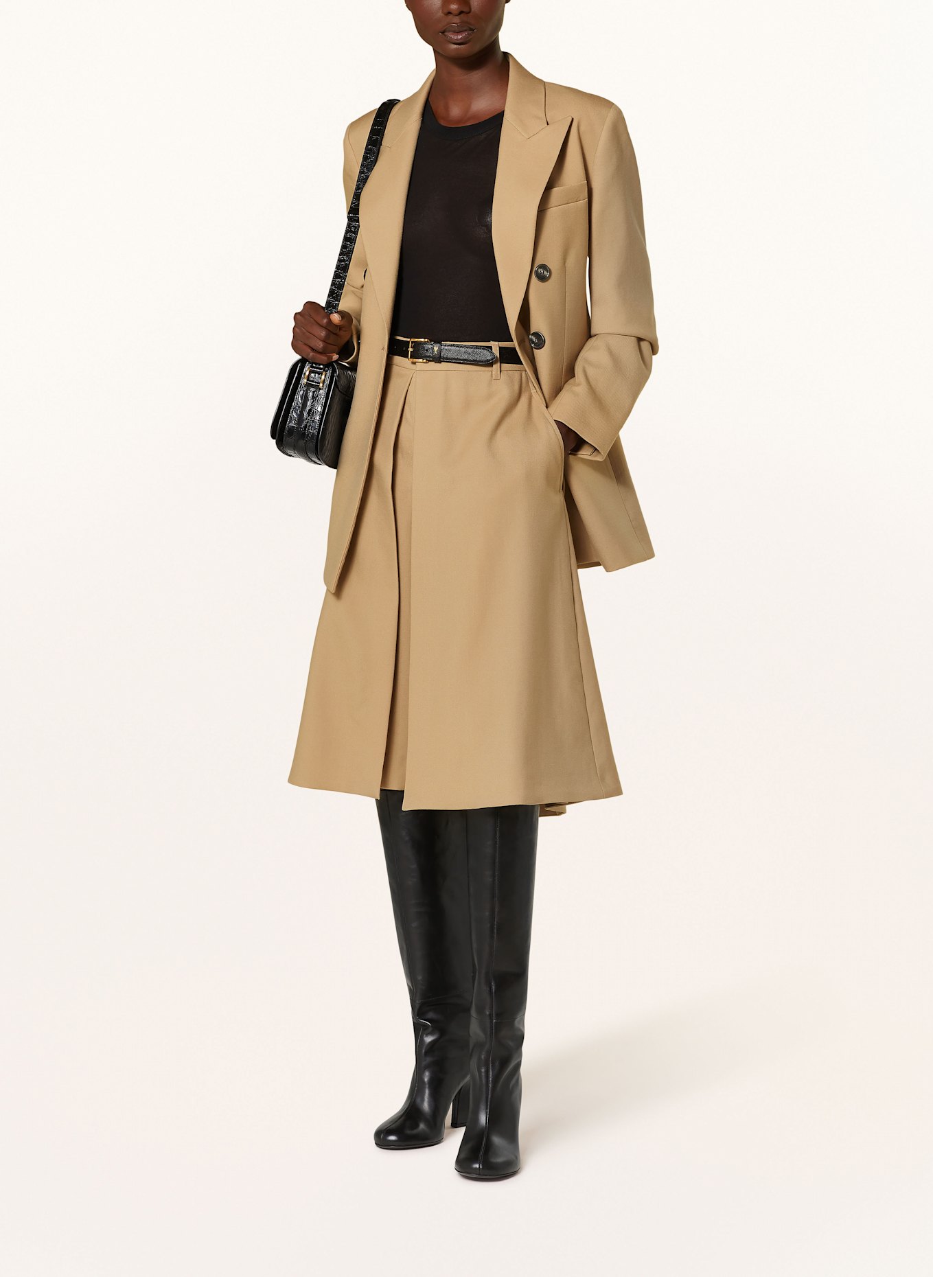 AMI PARIS Skort: BEIGE