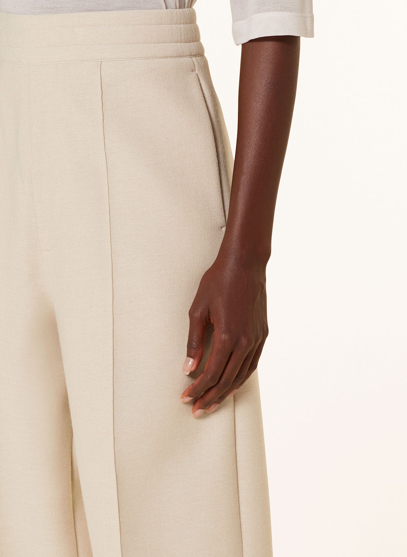 AMI PARIS Spodnie dresowe: JASNOBRĄZOWY