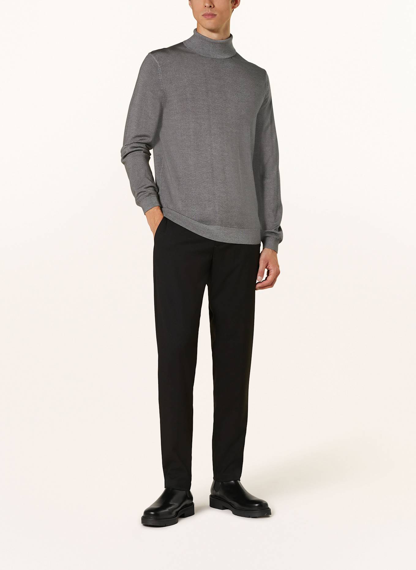 OLYMP Rollkragenpullover: GRAU