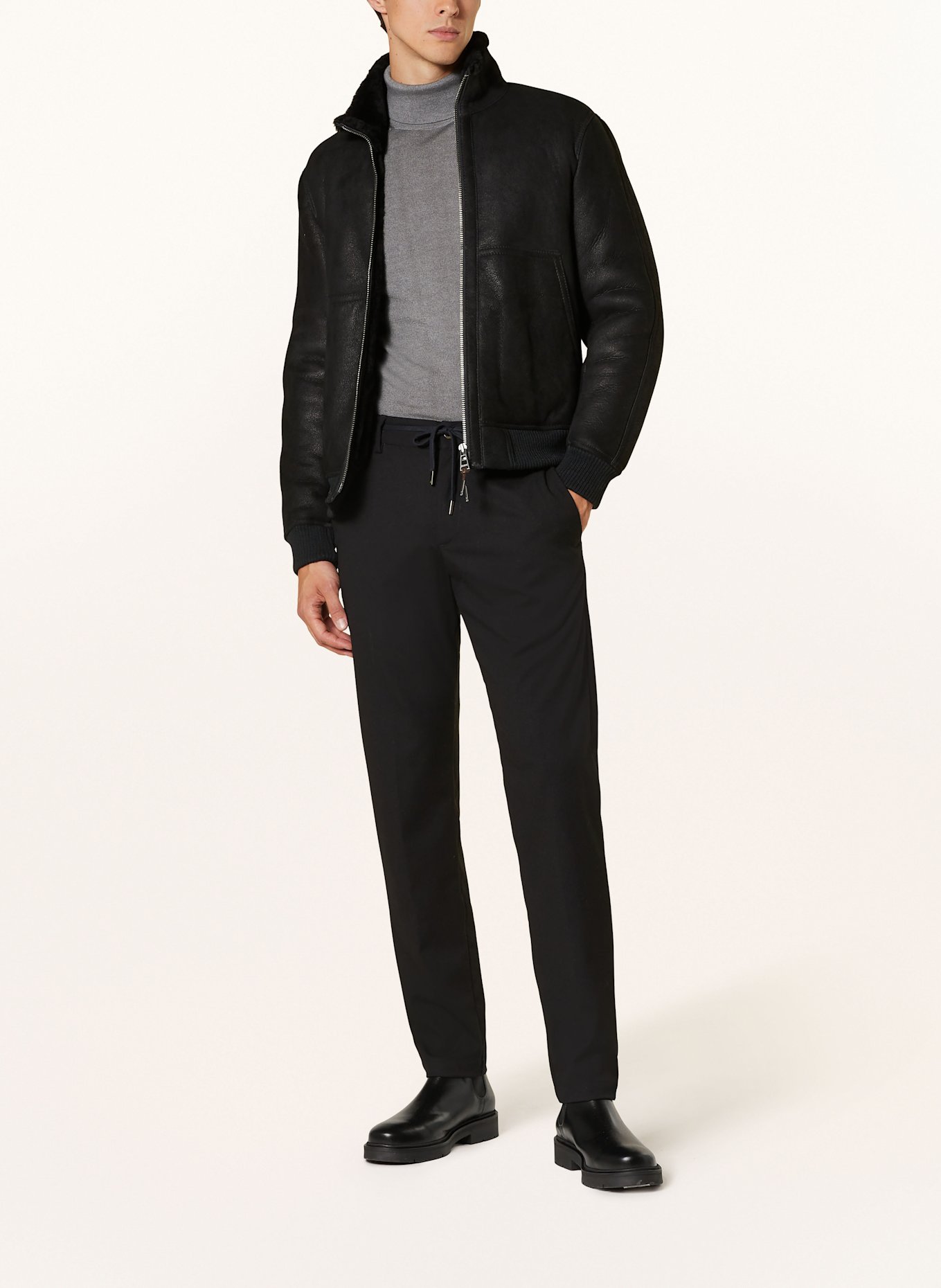 OLYMP Rollkragenpullover: GRAU