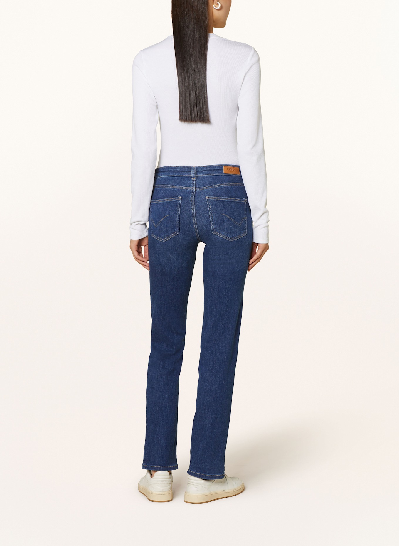 ONLY Straight Jeans ANN: DARK BLUE DENIM