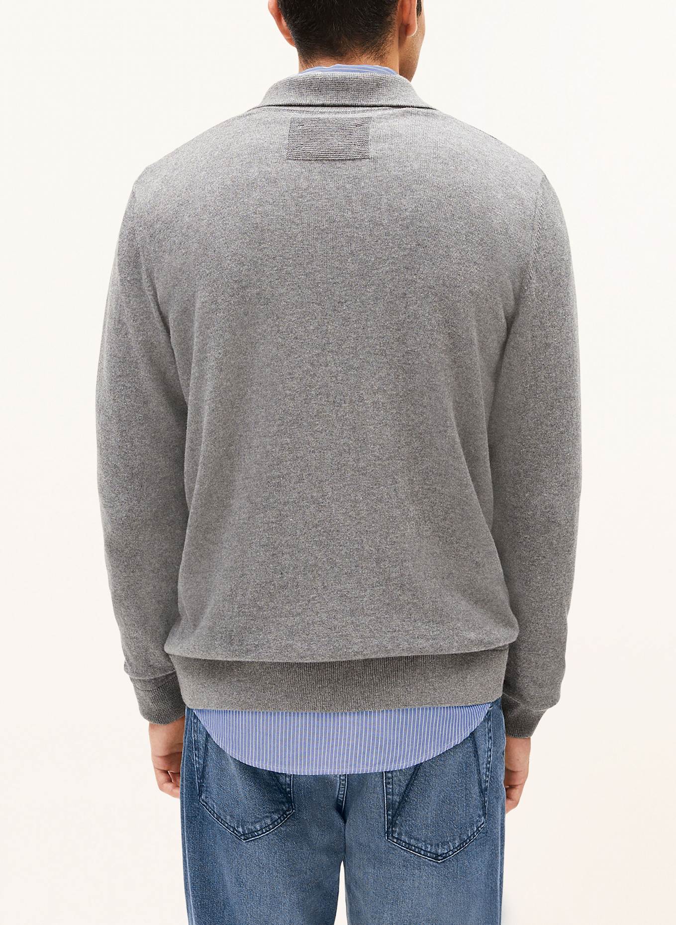 ARMEDANGELS Strickjacke FAAUSTOS: GRAU