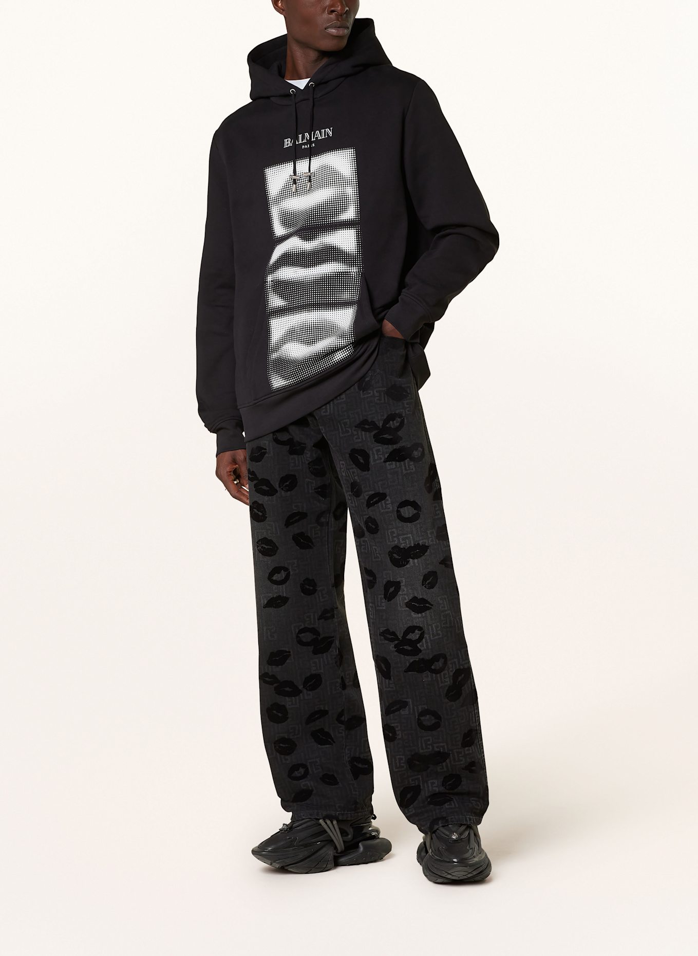 BALMAIN Jeans regular fit: 0PC NOIR